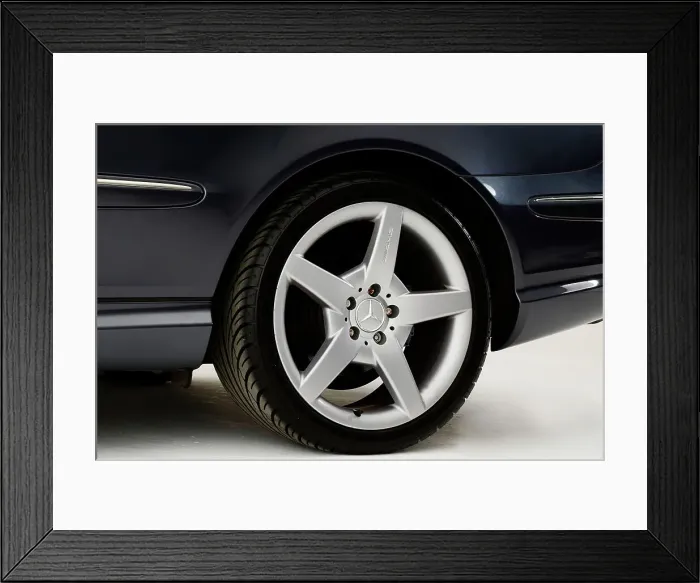 Framed Print : 2009 Mercedes Benz CLK Cabriolet