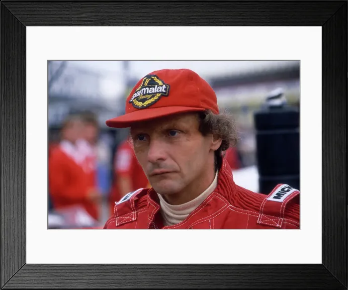 Framed Print : Niki Lauda, c1978-c1979 Framed Print : Niki Lauda, c1978-c1979