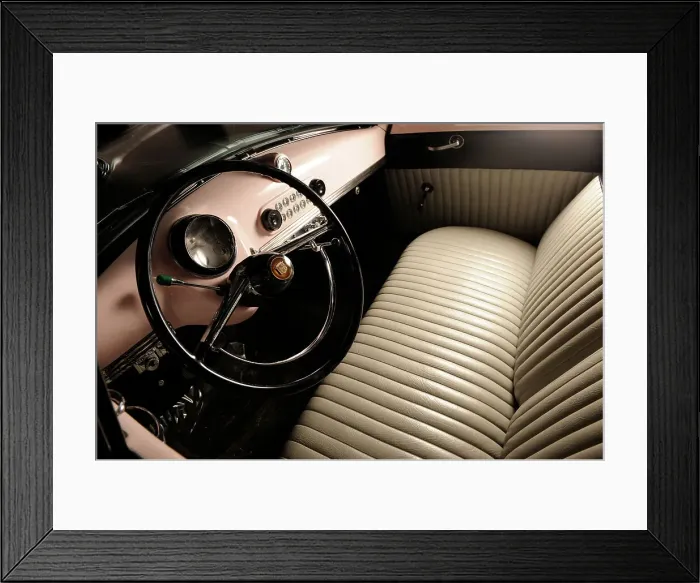 Framed Print : Nash rolltop convertible Marilyn Monroe 1951. Artist: Simon Clay Framed Print : Nash rolltop convertible Marilyn Monroe 1951. Artist: Simon Clay