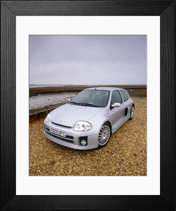 Framed Print : 2001 Renault Clio Sport V6 Framed Print : 2001 Renault Clio Sport V6
