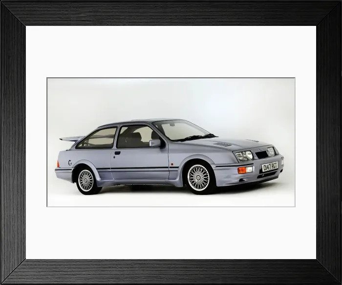 Framed Print : 1987 Ford Sierra RS Cosworth Framed Print : 1987 Ford Sierra RS Cosworth