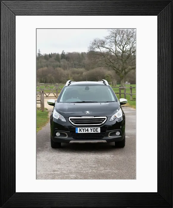 Framed Print : 2014 Peugeot 2008 Hdi Feline Framed Print : 2014 Peugeot 2008 Hdi Feline