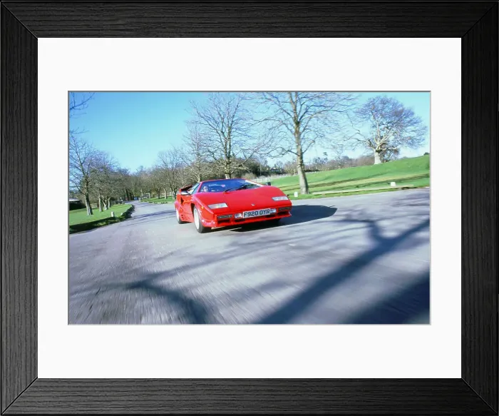 Framed Print : 1989 Lamborghini Countach Framed Print : 1989 Lamborghini Countach