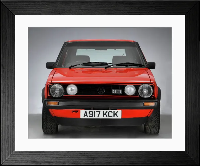 Framed Print : 1983 Volkswagen Golf Gti mk1 Framed Print : 1983 Volkswagen Golf Gti mk1