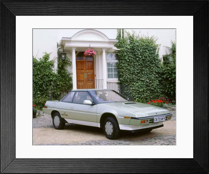 Framed Print : 1986 Subaru XT 4WD Turbo Framed Print : 1986 Subaru XT 4WD Turbo