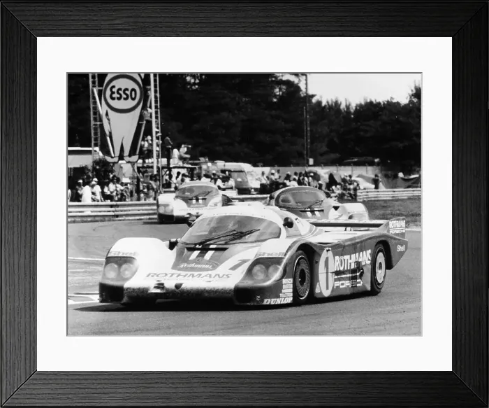 Framed Print : Porsche 956 driven By Jacky Ickx and Derek Bell, 1982 Framed Print : Porsche 956 driven By Jacky Ickx and Derek Bell, 1982