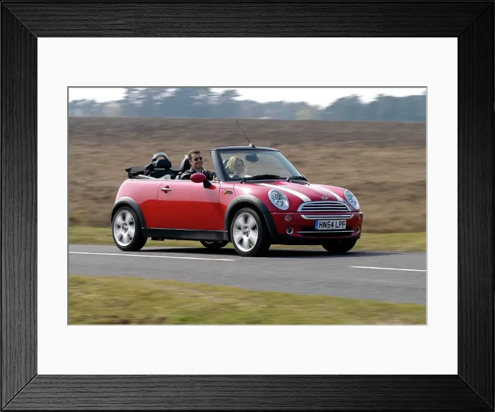 Framed Print : 2004 Mini Cooper Convertible Framed Print : 2004 Mini Cooper Convertible