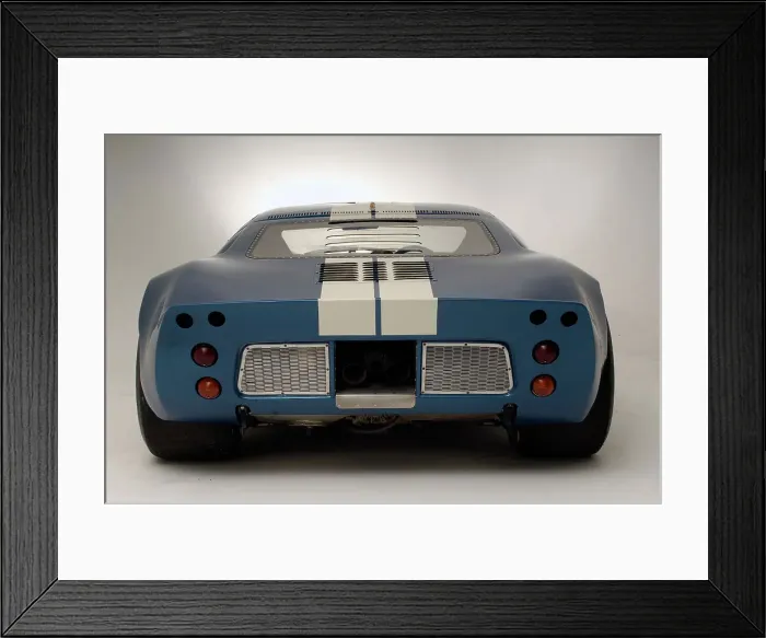 Framed Print : Ford GT40 Daytona prototype 1965. Artist: Simon Clay Framed Print : Ford GT40 Daytona prototype 1965. Artist: Simon Clay
