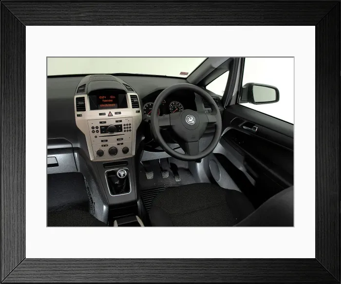 Framed Print : 2008 Vauxhall Zafira Framed Print : 2008 Vauxhall Zafira