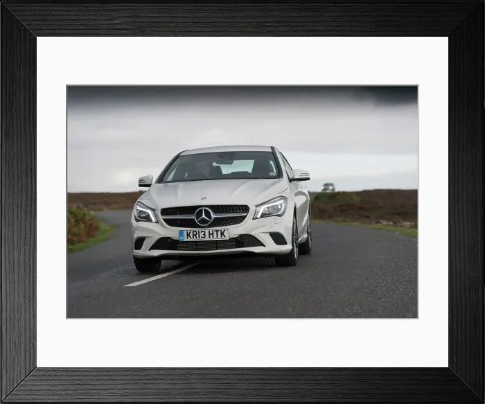 Framed Print : 2013 Mercedes Benz CLA 180 Sport Framed Print : 2013 Mercedes Benz CLA 180 Sport
