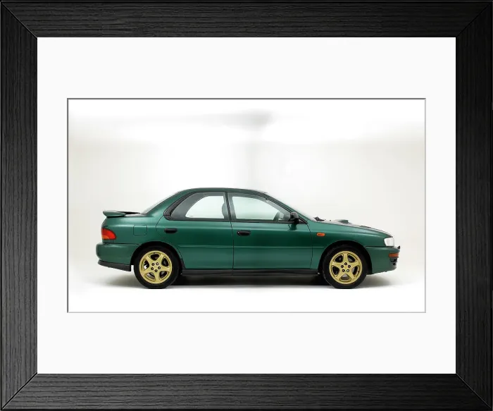 Framed Print : 1997 Subaru Impreza Turbo Framed Print : 1997 Subaru Impreza Turbo