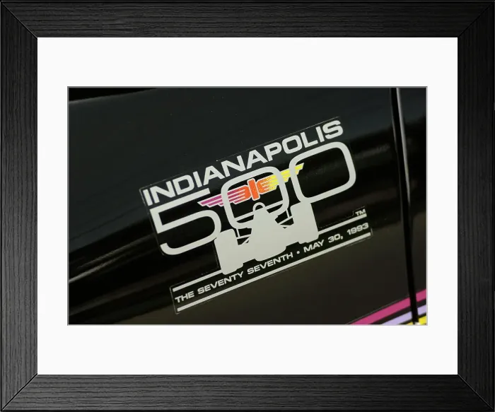 Framed Print : Chevrolet Camaro Indie pace car 1993. Artist: Simon Clay Framed Print : Chevrolet Camaro Indie pace car 1993. Artist: Simon Clay