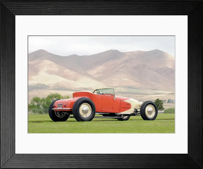 Framed Print : Ford Model T track roadster 1925. Artist: Simon Clay Framed Print : Ford Model T track roadster 1925. Artist: Simon Clay