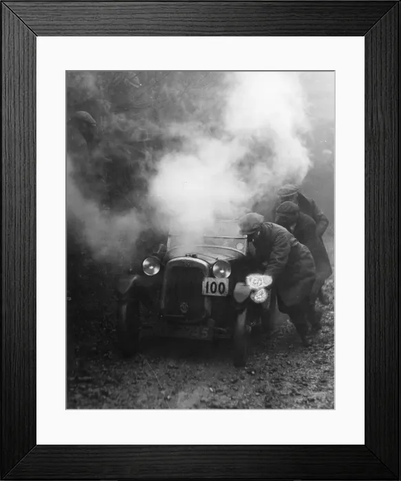Framed Print : 1928 Austin 7 Gordon England cup at the Exeter trial, (c1928?) Framed Print : 1928 Austin 7 Gordon England cup at the Exeter trial, (c1928?)