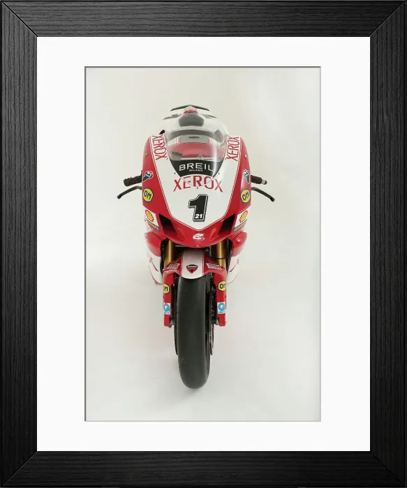 Framed Print : 2006 Ducati 999 Xerox, Troy Bayliss Superbike.Moto GP championship winner Framed Print : 2006 Ducati 999 Xerox, Troy Bayliss Superbike.Moto GP championship winner
