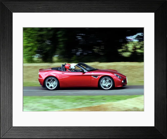 Framed Print : 2009 Alfa Romeo 8C Spyder Framed Print : 2009 Alfa Romeo 8C Spyder