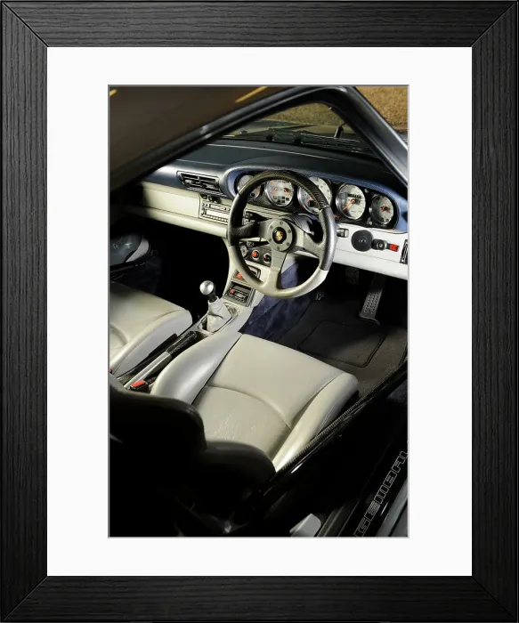 Framed Print : 2006 Porsche Gemballa 600 GTR. Artist: Simon Clay Framed Print : 2006 Porsche Gemballa 600 GTR. Artist: Simon Clay