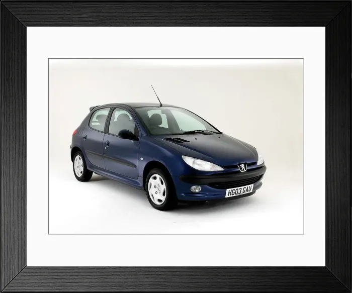 Framed Print : 2003 Peugeot 206 Framed Print : 2003 Peugeot 206