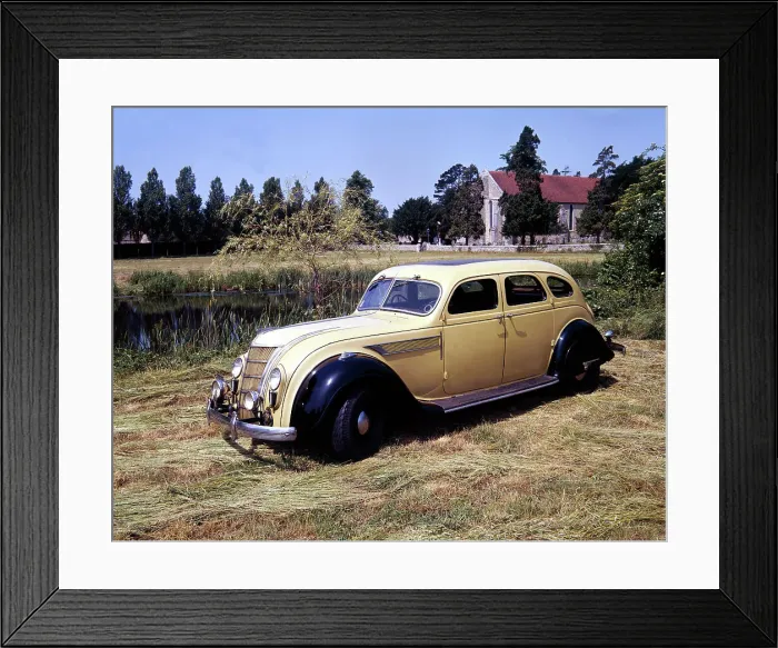 Framed Print : 1935 Chrysler Airflow car Framed Print : 1935 Chrysler Airflow car