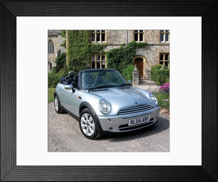Framed Print : 2004 Mini Cooper Convertible Framed Print : 2004 Mini Cooper Convertible