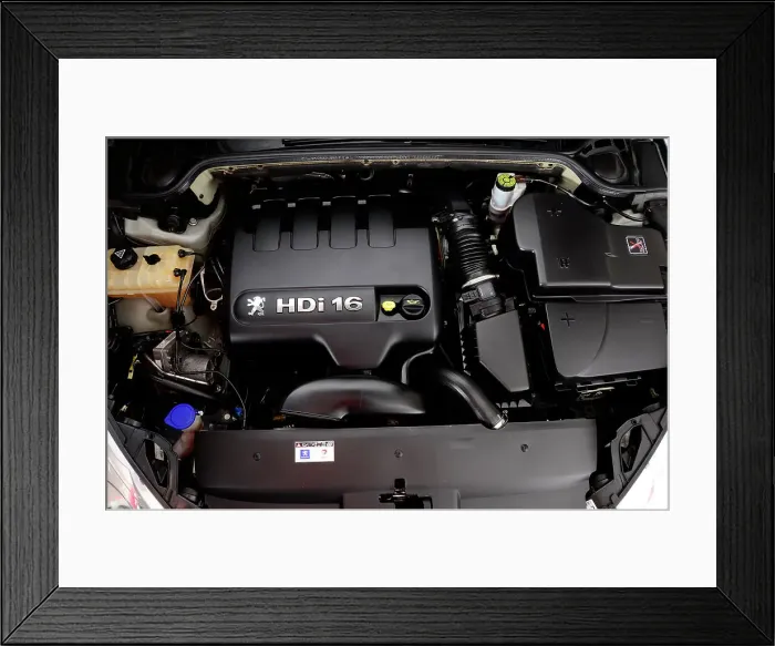 Framed Print : 2004 Peugeot 407