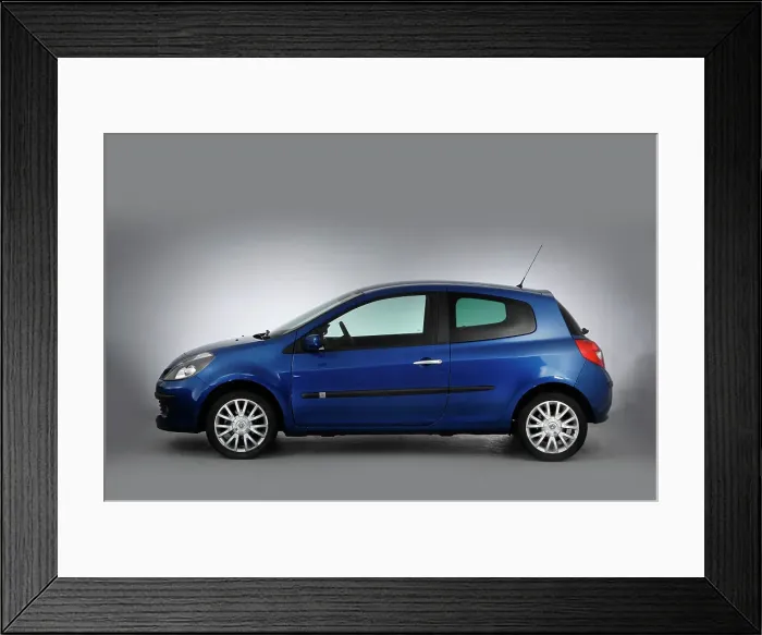 Framed Print : 2007 Renault Clio Framed Print : 2007 Renault Clio