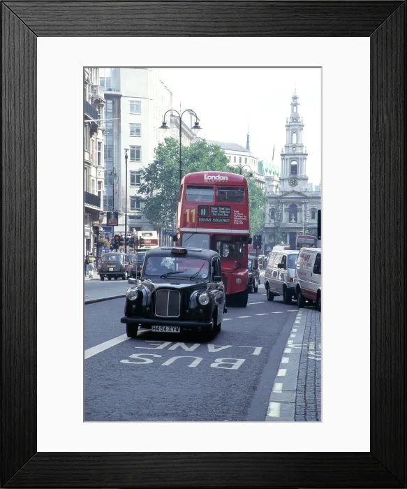 Framed Print : 1998 London taxi Framed Print : 1998 London taxi