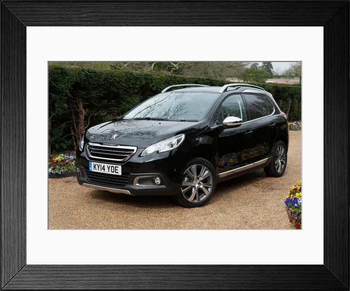 Framed Print : 2014 Peugeot 2008 Hdi Feline Framed Print : 2014 Peugeot 2008 Hdi Feline