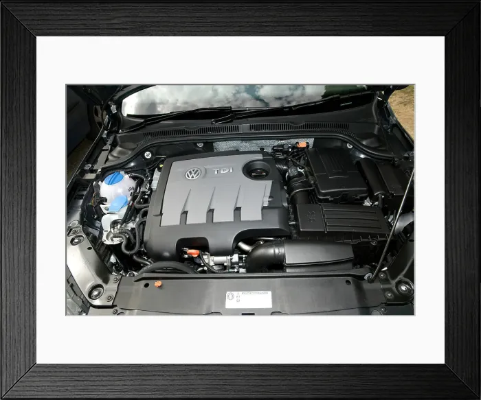 Framed Print : 2011 Volkswagen Jetta SE 1.6 Tdi Framed Print : 2011 Volkswagen Jetta SE 1.6 Tdi