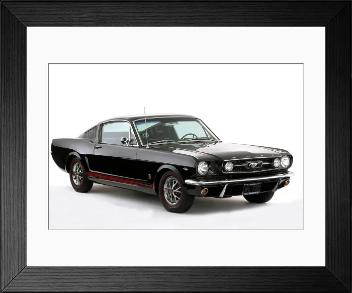 Framed Print : 1966 Ford Mustang 289 GT Framed Print : 1966 Ford Mustang 289 GT