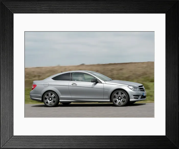 Framed Print : 2013 Mercedes Benz C250 Cdi Coupe AMG Sport Framed Print : 2013 Mercedes Benz C250 Cdi Coupe AMG Sport