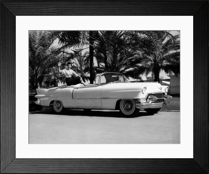 Framed Print : 1955 Cadillac Eldorado convertible, (c1955?) Framed Print : 1955 Cadillac Eldorado convertible, (c1955?)