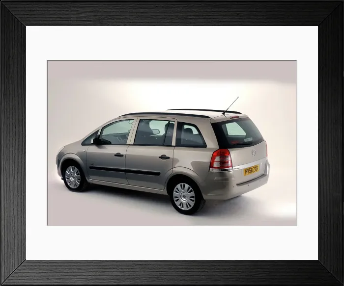 Framed Print : 2008 Vauxhall Zafira Framed Print : 2008 Vauxhall Zafira