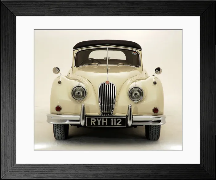 Framed Print : 1955 Jaguar XK140 Framed Print : 1955 Jaguar XK140