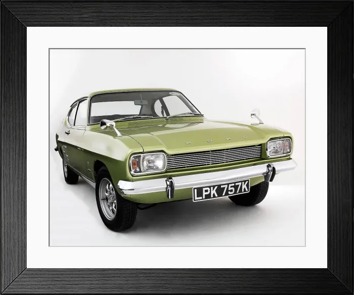 Framed Print : 1972 Ford Capri 1600 mk1 Framed Print : 1972 Ford Capri 1600 mk1