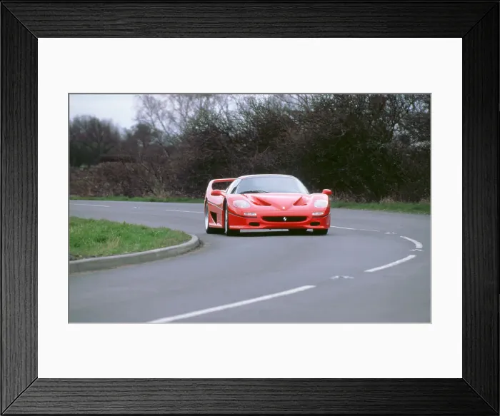 Framed Print : 1996 Ferrari F50 Framed Print : 1996 Ferrari F50