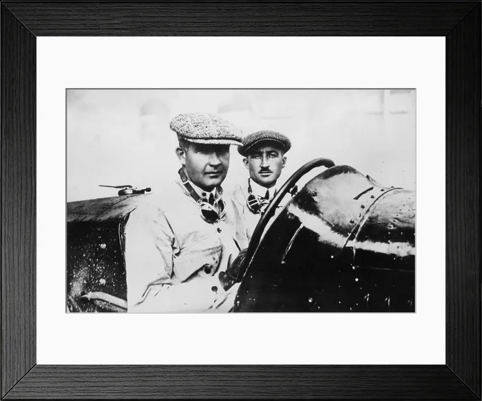 Framed Print : Felice Nazzaro in a 2000 cc Fiat 804, 1922 Framed Print : Felice Nazzaro in a 2000 cc Fiat 804, 1922