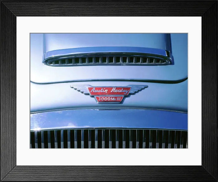 Framed Print : 1965 Austin Healey 3000 mk3 Framed Print : 1965 Austin Healey 3000 mk3