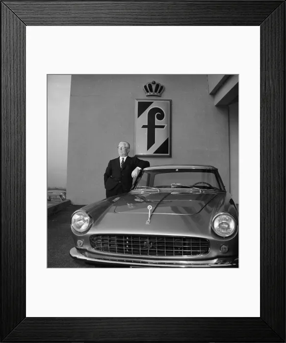 Framed Print : Battista Pininfarina, (c1955-c1960?) Framed Print : Battista Pininfarina, (c1955-c1960?)