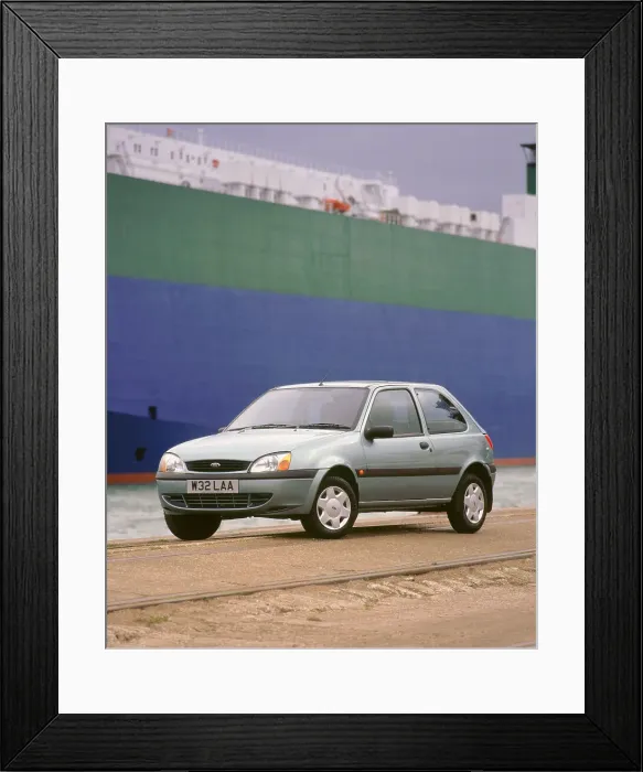 Framed Print : 2000 Ford Fiesta Finesse