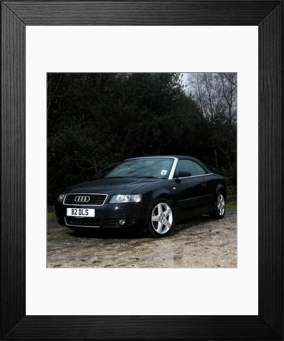 Framed Print : 2003 Audi A4 Convertible Framed Print : 2003 Audi A4 Convertible