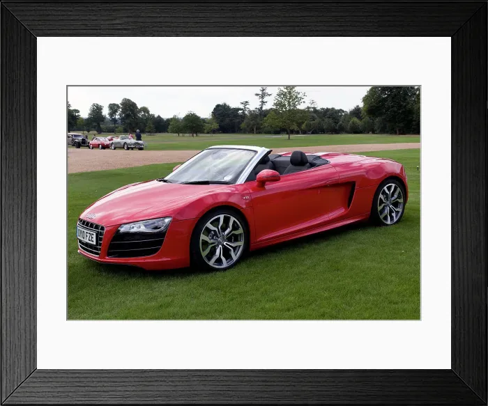 Framed Print : 2010 Audi R8 Spider V10 Framed Print : 2010 Audi R8 Spider V10