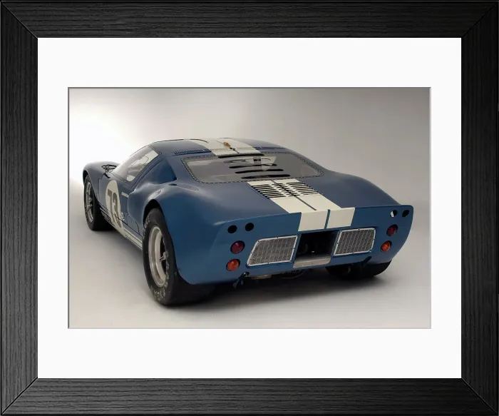 Framed Print : Ford GT40 Daytona prototype 1965. Artist: Simon Clay Framed Print : Ford GT40 Daytona prototype 1965. Artist: Simon Clay