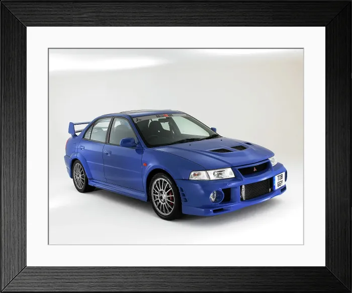 Framed Print : 1999 Mitsubishi Evo 6 Framed Print : 1999 Mitsubishi Evo 6
