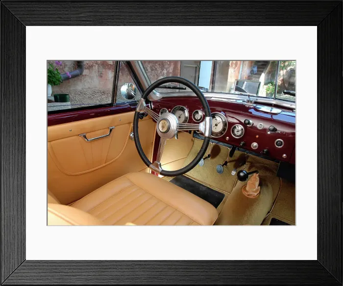 Framed Print : 1949 Maserati 1500 Grand Tourismo Framed Print : 1949 Maserati 1500 Grand Tourismo