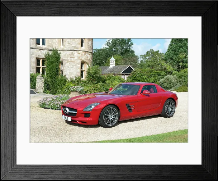 Framed Print : 2011 Mercedes Benz AMG SLS Framed Print : 2011 Mercedes Benz AMG SLS