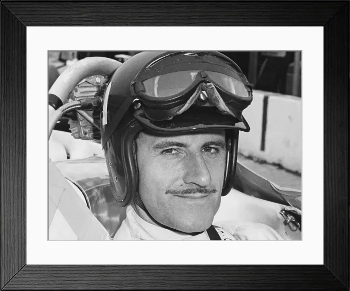 Framed Print : Graham Hill in cockpit of Lola T90, Indianapolis, 1966 Framed Print : Graham Hill in cockpit of Lola T90, Indianapolis, 1966