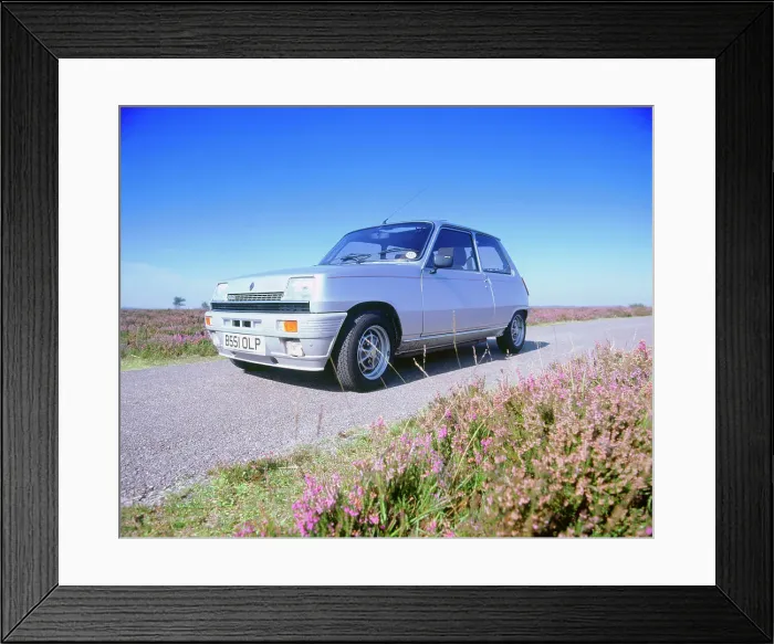 Framed Print : 1985 Renault 5 Le Car Turbo Framed Print : 1985 Renault 5 Le Car Turbo