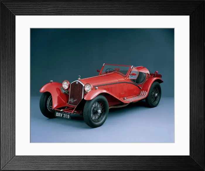 Framed Print : A 1933 Alfa Romeo 8C 2300 Corto Framed Print : A 1933 Alfa Romeo 8C 2300 Corto