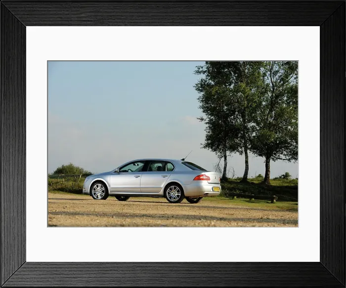 Framed Print : 2008 Skoda Superb Framed Print : 2008 Skoda Superb